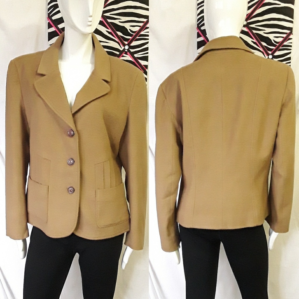 4/20$ Conrad C mustard tan button down blazer